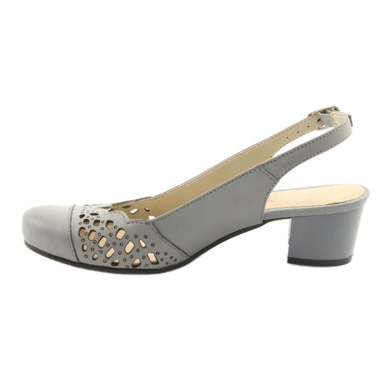 Sandali traforati da donna Gregors 771 grigio 2