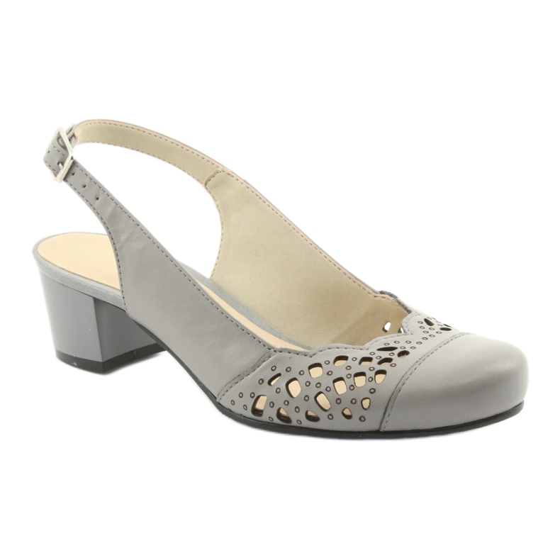 Sandali traforati da donna Gregors 771 grigio 1