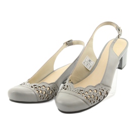 Sandali traforati da donna Gregors 771 grigio 3