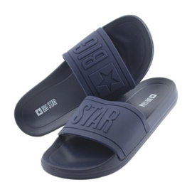 Pantofole Big Star profilate 274A269 blu navy 4