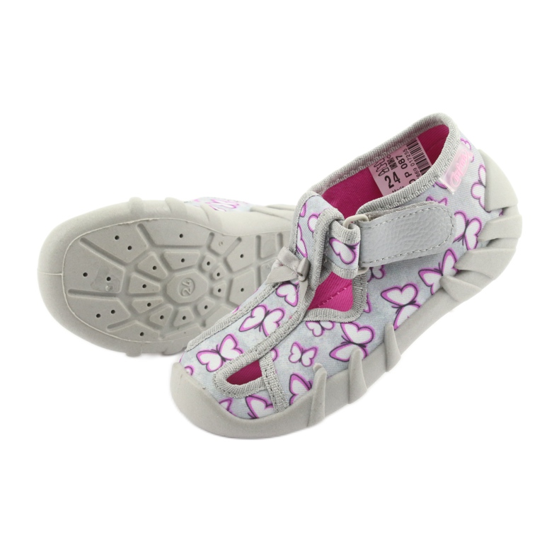 Scarpe per bambini Befado 190P087 viola grigio 5