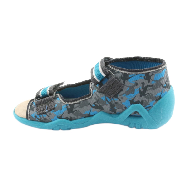 Scarpe da bambino Befado gialle 350P001 blu grigio 2