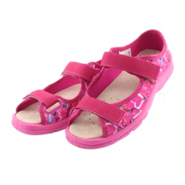 Scarpe per bambini Befado 869X132 blu giallo rosa 3