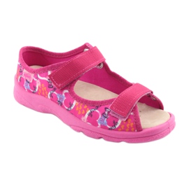 Scarpe per bambini Befado 869X132 blu giallo rosa 1