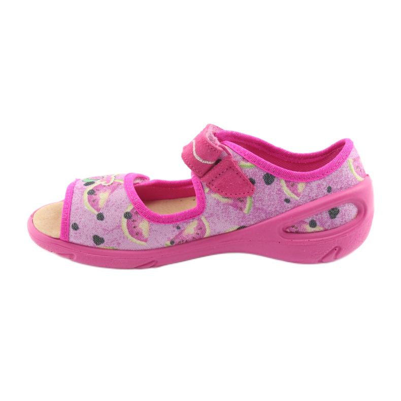 Scarpe per bambini Befado pu 433X030 verde giallo rosa 2