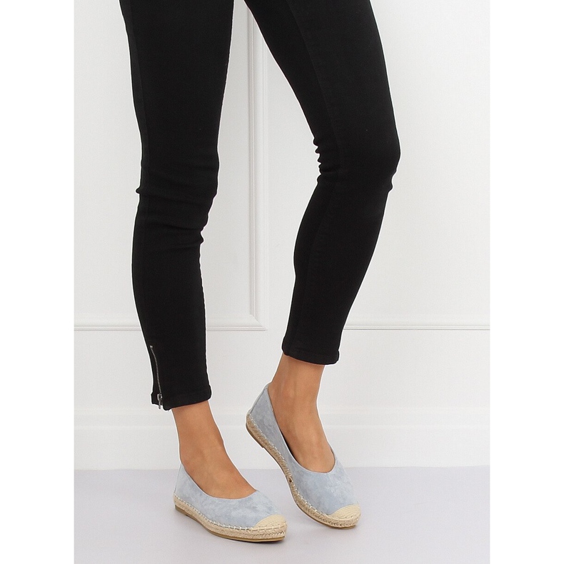 Espadrillas ballerina blu N-2980 L.BLUE 1