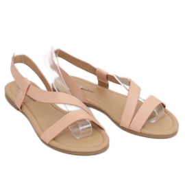 Sandali da donna beige e rosa 938 Beige 1