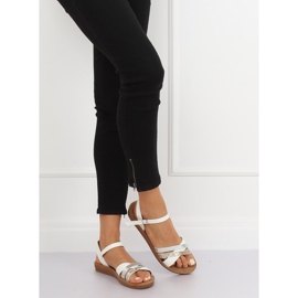 Sandali bianchi da donna TS-9 White bianco 2