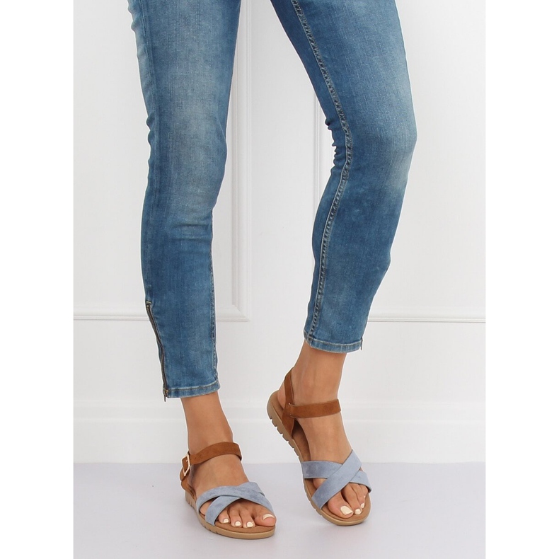 Sandali da donna blu 999 Blue 1