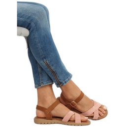 Sandali rosa da donna 999 Pink 1