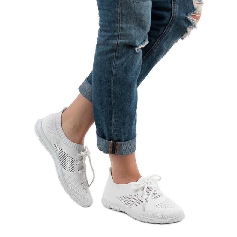 Renda Scarpe sportive ariose bianco 2