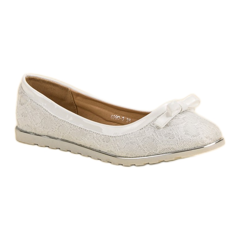 SHELOVET Ballerina Con Pizzo bianco 1