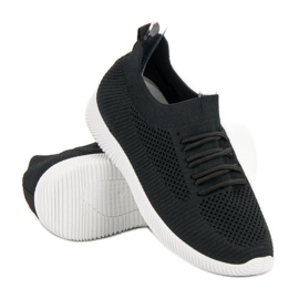 SHELOVET Scarpe sportive slip-on nero 1