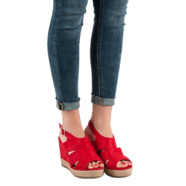 Best Shoes Espadrillas Sandali Rossi rosso 2