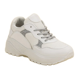 SHELOVET Scarpe da ginnastica bianche alla moda bianca 1