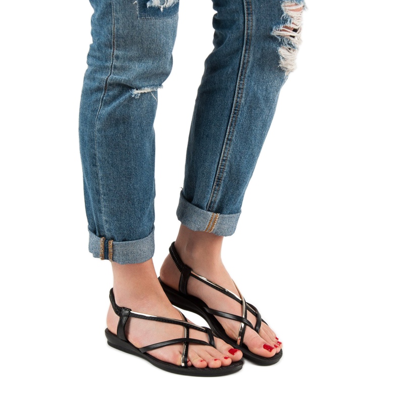 Camo Sandali neri slip-on nero 2