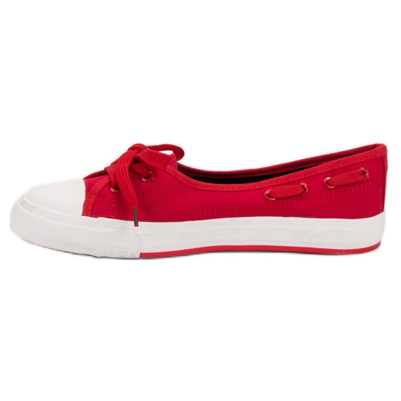 J. Star Scarpe da ginnastica basse alla moda rosso 1