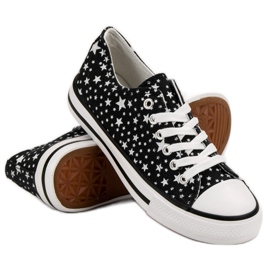 J. Star Sneakers Nere Con Stelle nero 2