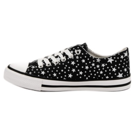J. Star Sneakers Nere Con Stelle nero 1