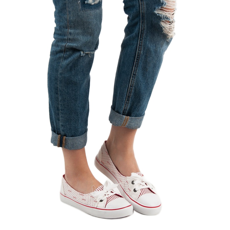 J. Star Sneakers basse bianche bianca 2