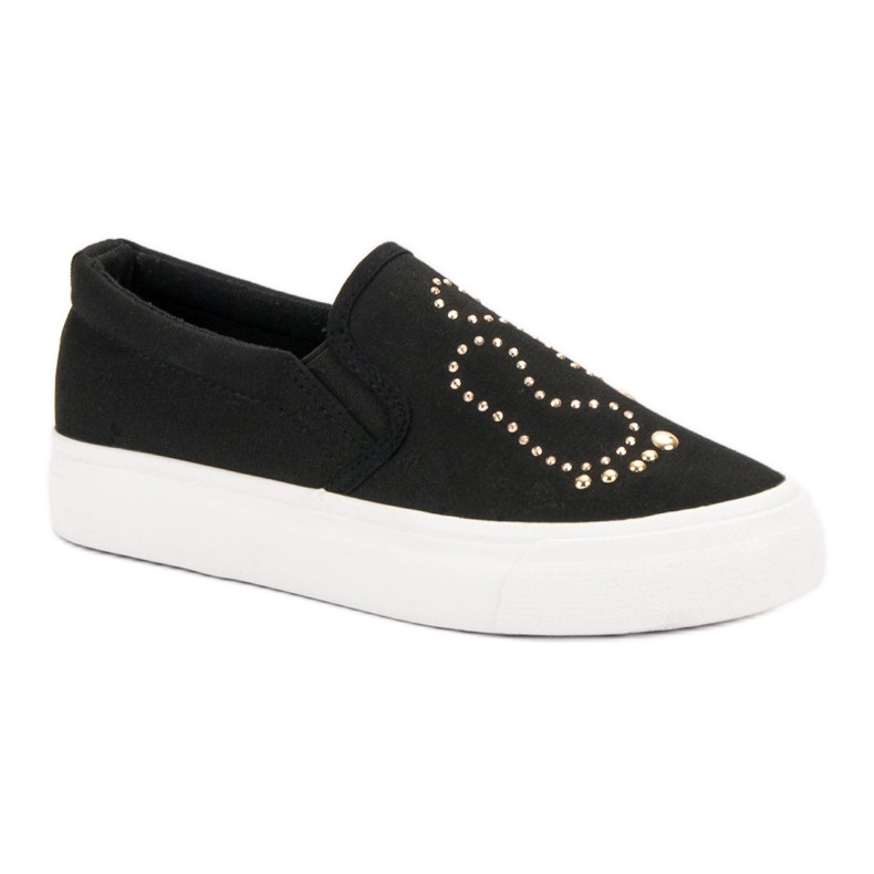 J. Star Slipon Con Strass nero 1