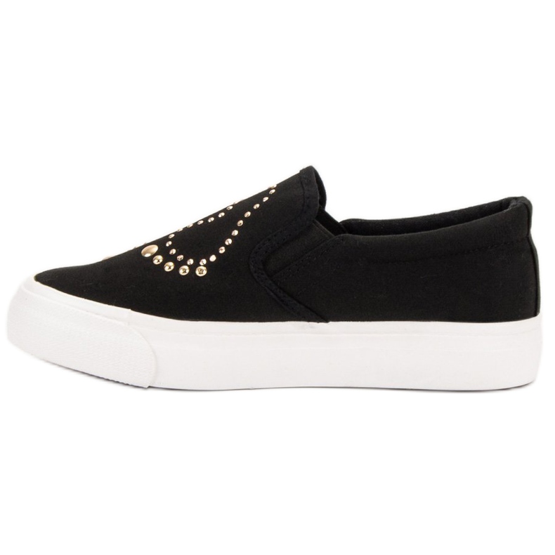 J. Star Slipon Con Strass nero 2