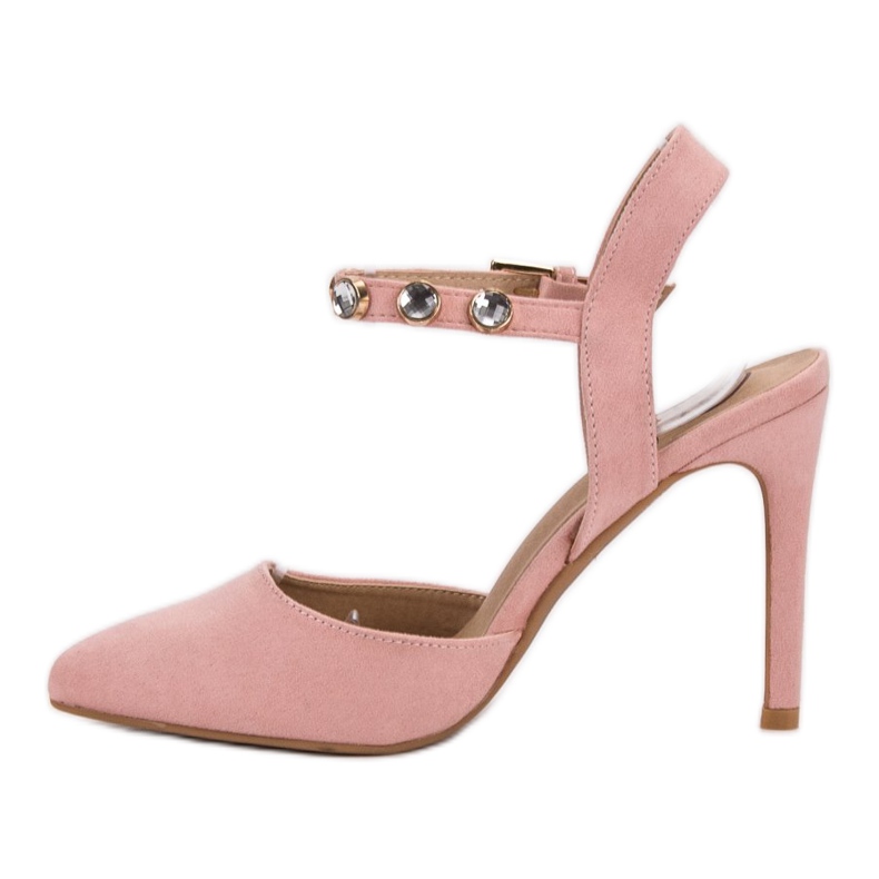 Kylie Tacchi alti con tacco a vista rosa 2