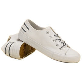 SHELOVET Scarpe da ginnastica basse bianco 2