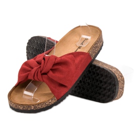 Sweet Shoes Pantofole in pelle scamosciata rosso 1