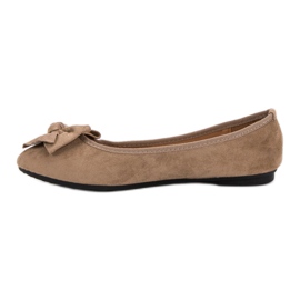 JESSY ROSS Ballerina Con Fiocco marrone 2