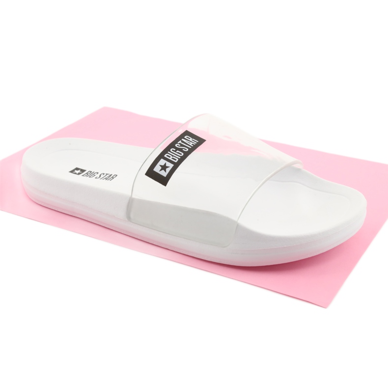 Sandali da donna Big Star 274A258 bianca nero 2