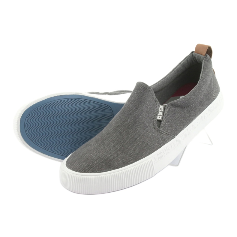 Sneakers slip-on Big Star 174162 grigio 5