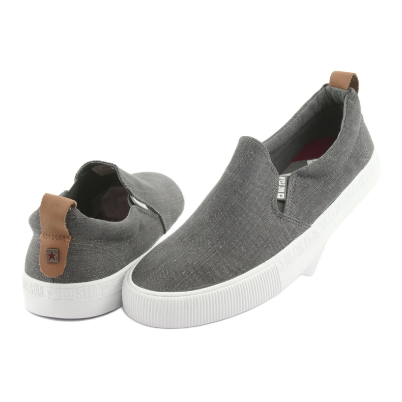 Sneakers slip-on Big Star 174162 grigio 4