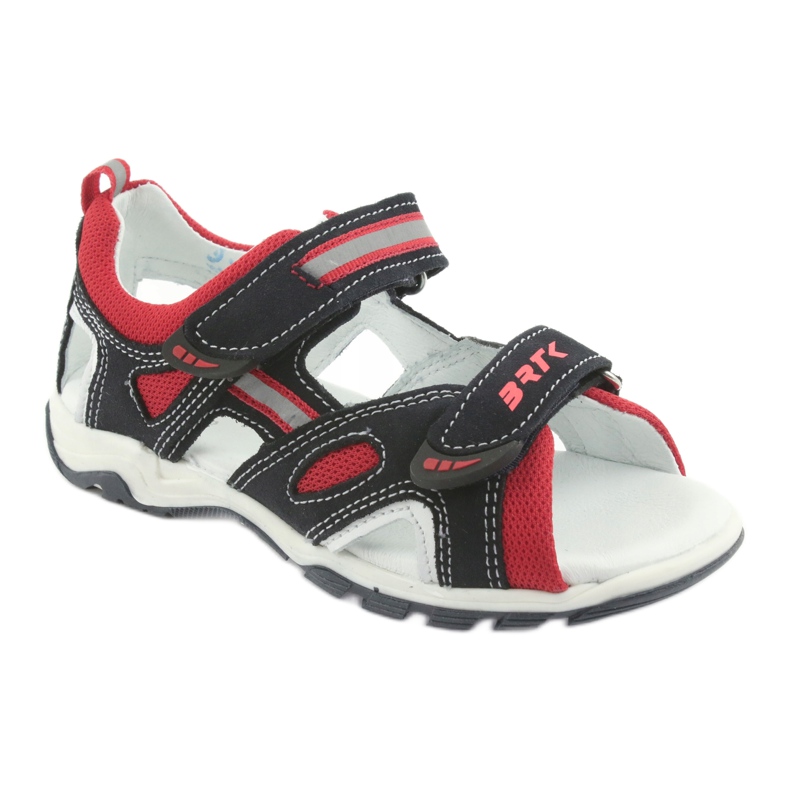 Bartek Sandals in pelle ragazzi RZEPA19176 rosso blu scuro 1