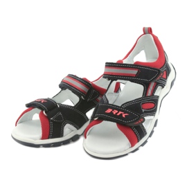 Bartek Sandals in pelle ragazzi RZEPA19176 rosso blu scuro 3