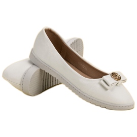 Miss Laura Ballerine bianche bianco 1