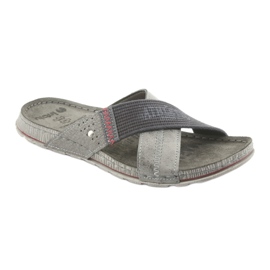 Pantofole da uomo grigie Inblu GG009 grigie nero grigio 1