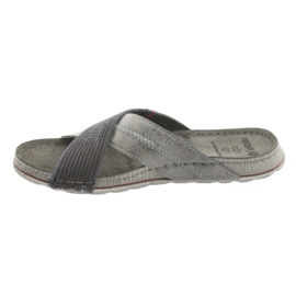 Pantofole da uomo grigie Inblu GG009 grigie nero grigio 2