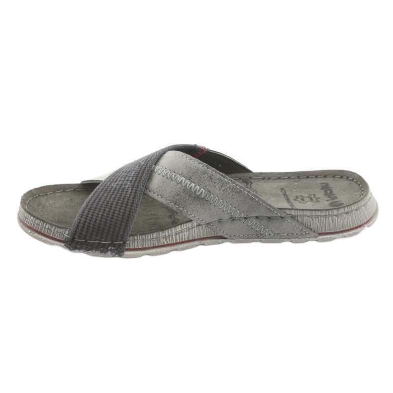 Pantofole da uomo grigie Inblu GG009 grigie nero grigio 2