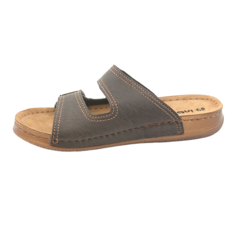 Pantofole uomo Inblu TH015 marroni marrone 2