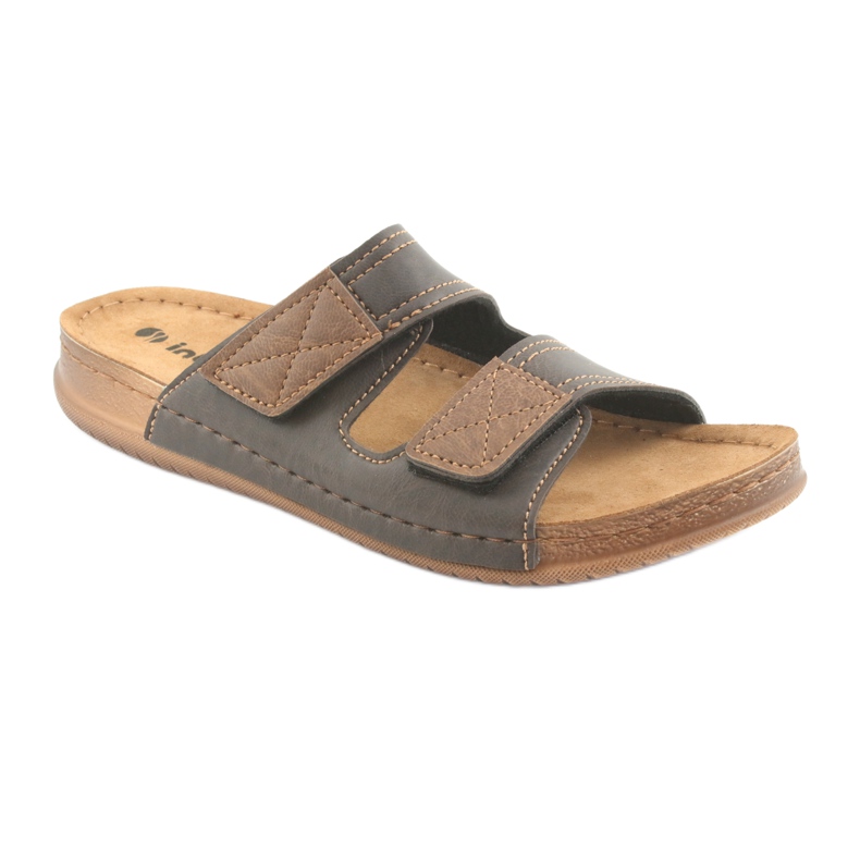 Pantofole uomo Inblu TH015 marroni marrone 1