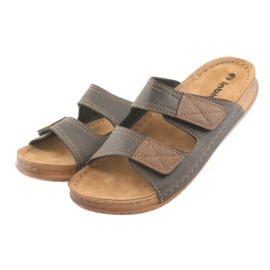 Pantofole uomo Inblu TH015 marroni marrone 3