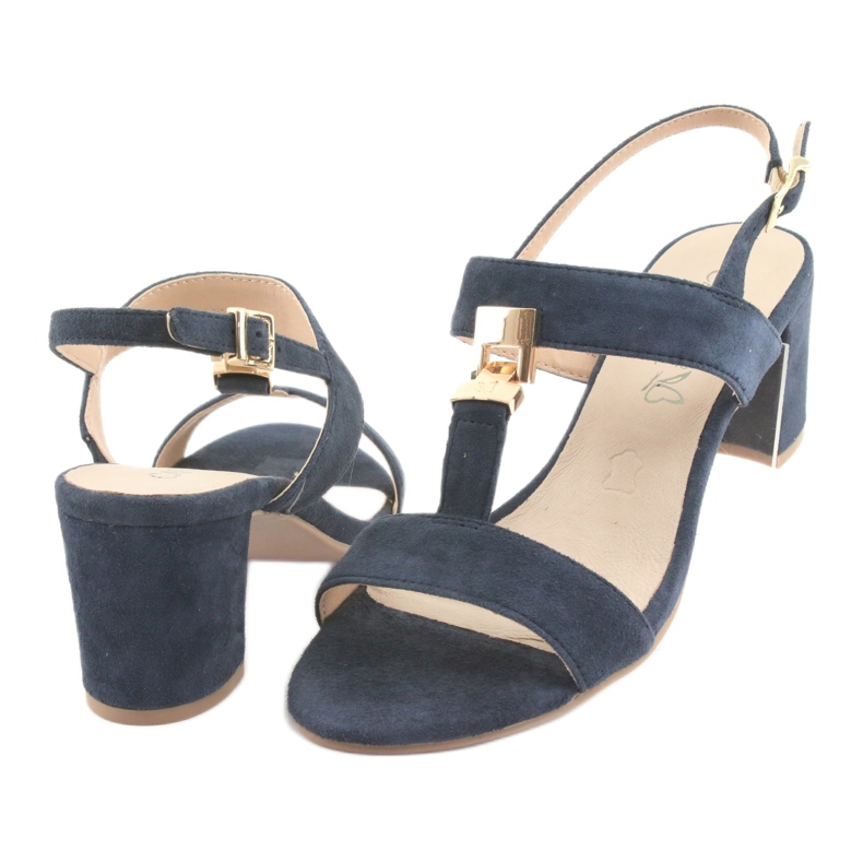 Sandali sul posto di Caprice 28303 blu navy 4