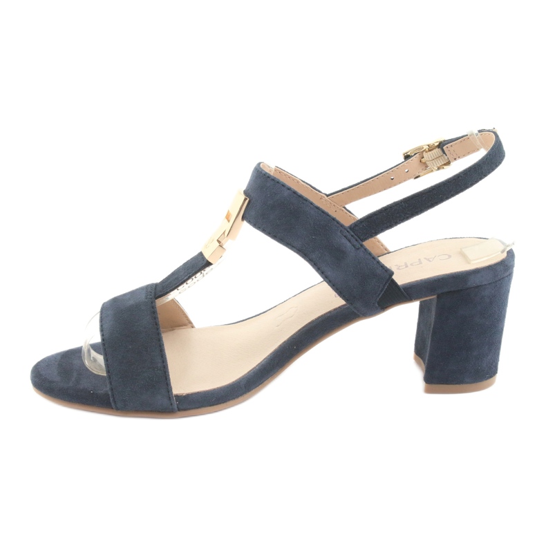 Sandali sul posto di Caprice 28303 blu navy 2