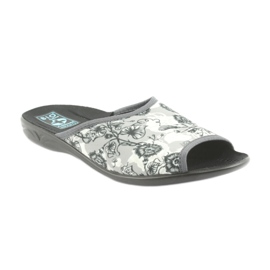 Pantofole da donna Adanex 23981 grigie nero grigio écru 1