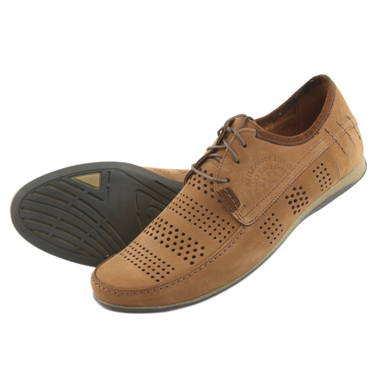Scarpe sportive da uomo Riko 694 marrone chiaro 5