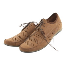 Scarpe sportive da uomo Riko 694 marrone chiaro 3