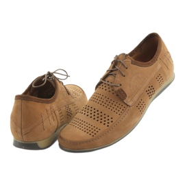 Scarpe sportive da uomo Riko 694 marrone chiaro 4