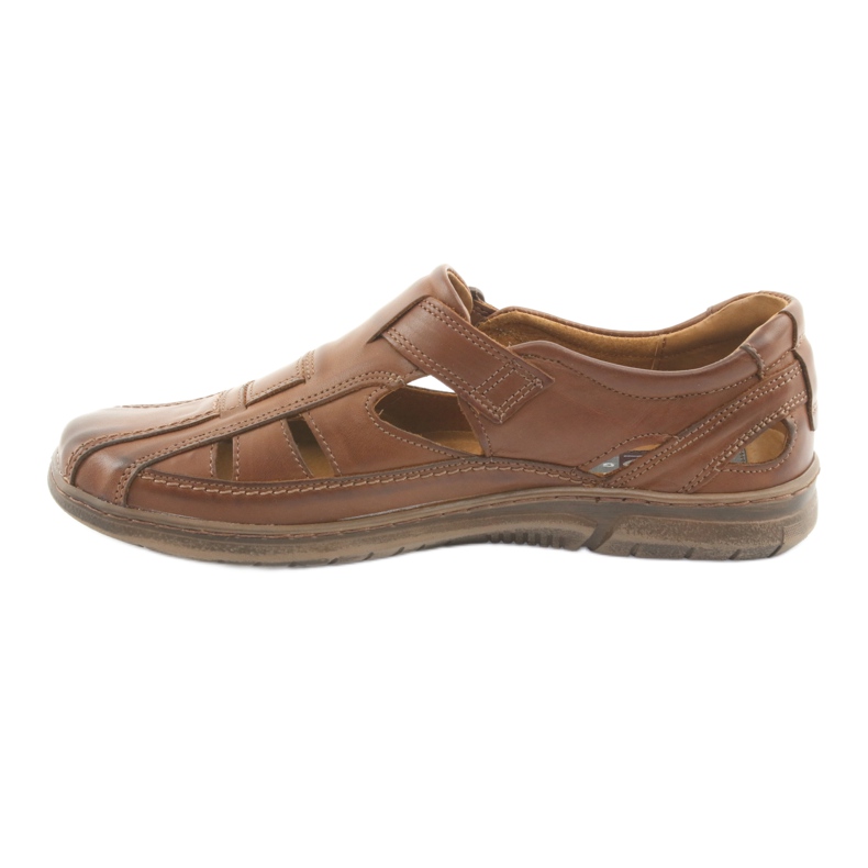 Sandali comfort da uomo Riko 458 marrone 2