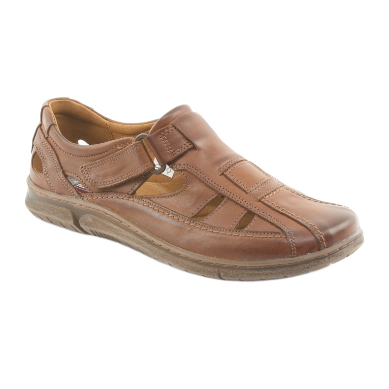 Sandali comfort da uomo Riko 458 marrone 1